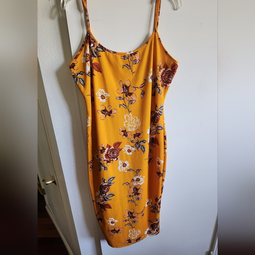 Floral Yellow Dress